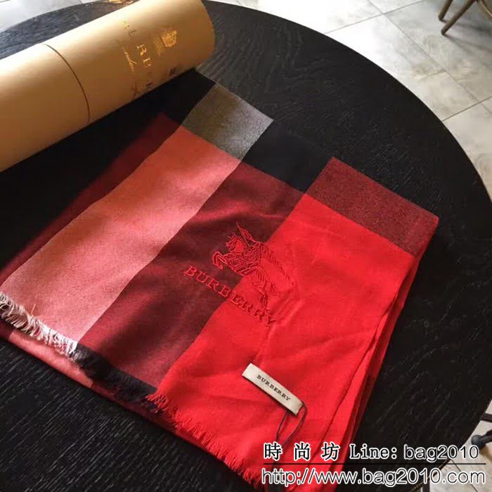 BURBERRY巴寶莉頂級原單正裝系列 山羊絨長圍巾 LLWJ6851